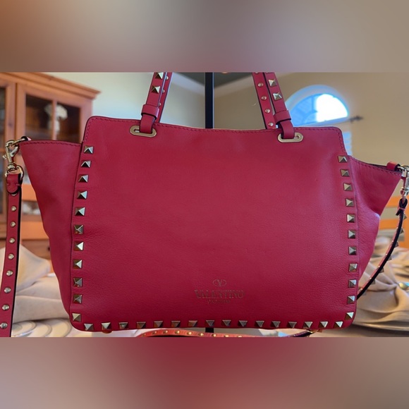 VALENTINO GARAVANI studded pink bag Pristine condition! - Picture 5 of 11